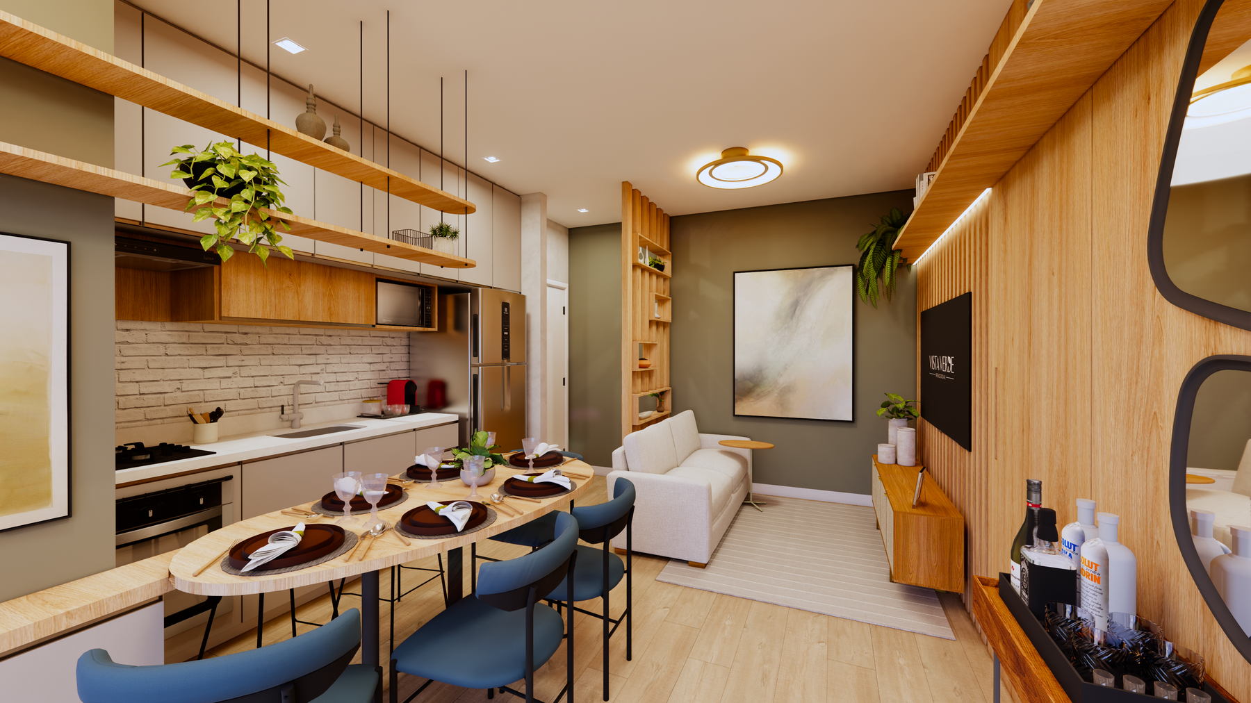 Apartamento 02 - jantar
